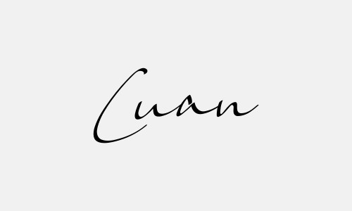 Chữ ký tên Luan