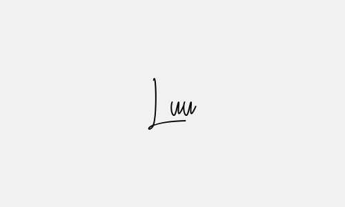 Chữ ký tên Luu
