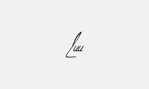 Chữ ký tên Luu