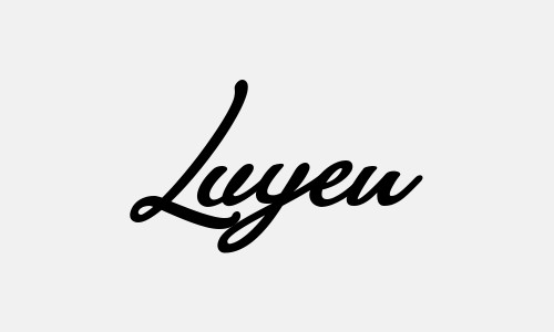 Chữ ký tên Luyen