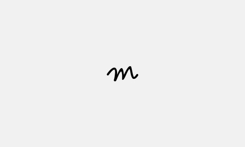 Chữ ký tên M