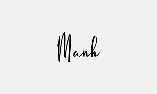 Chữ ký tên Manh