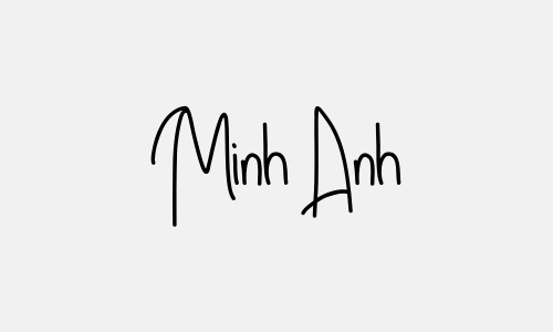 Chữ ký tên Minh Anh