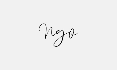 Chữ ký tên Ngo