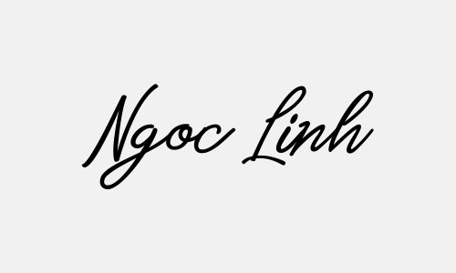 Chữ ký tên Ngoc Linh
