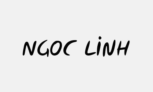 Chữ ký tên Ngoc Linh