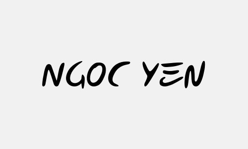 Chữ ký tên Ngoc Yen