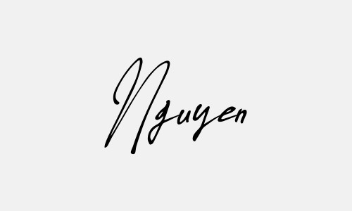 Chữ ký tên Nguyen