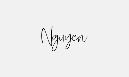 Chữ ký tên Nguyen
