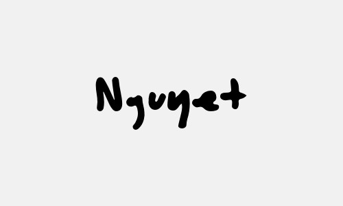 Chữ ký tên Nguyet