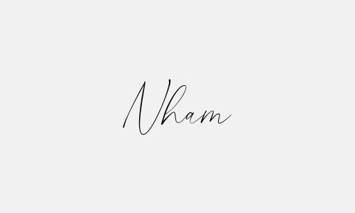 Chữ ký tên Nham