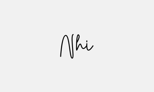 Chữ ký tên Nhi