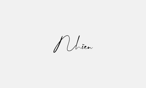 Chữ ký tên Nhien