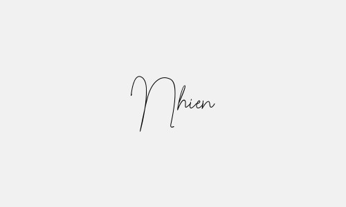 Chữ ký tên Nhien