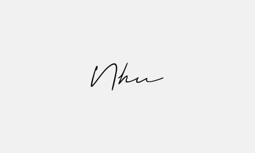 Chữ ký tên Nhu