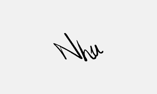 Chữ ký tên Nhu