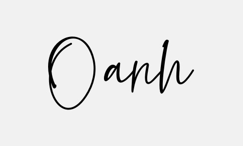 Chữ ký tên Oanh