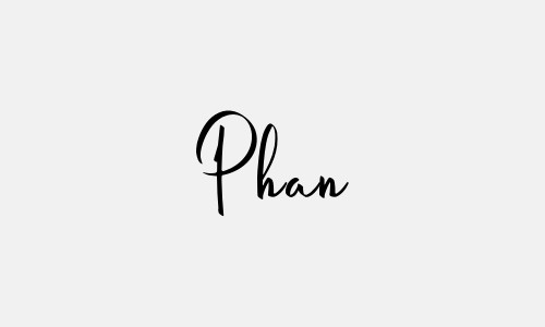 Chữ ký tên Phan