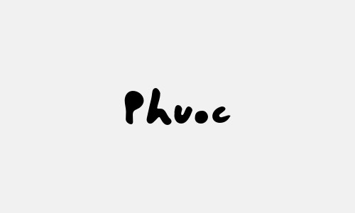 Chữ ký tên Phuoc