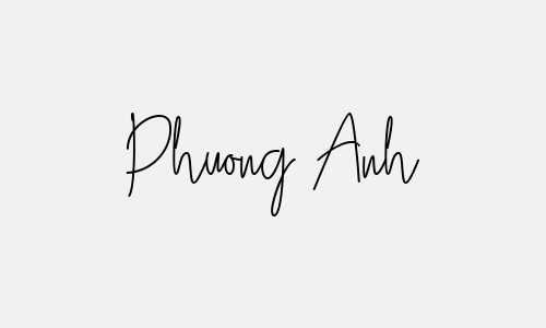 Chữ ký tên Phuong Anh