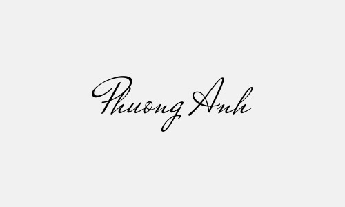 Chữ ký tên Phuong Anh