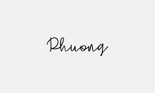 Chữ ký tên Phuong