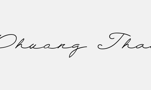 Chữ ký tên Phuong Thao