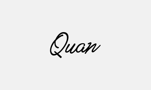Chữ ký tên Quan
