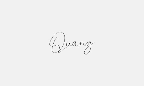 Chữ ký tên Quang