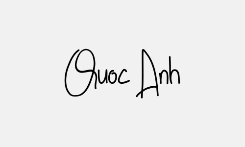 Chữ ký tên Quoc Anh