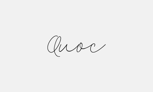 Chữ ký tên Quoc