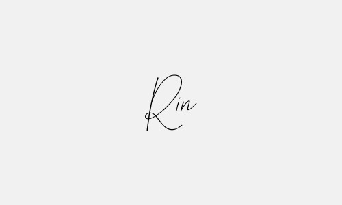 Chữ ký tên Rin