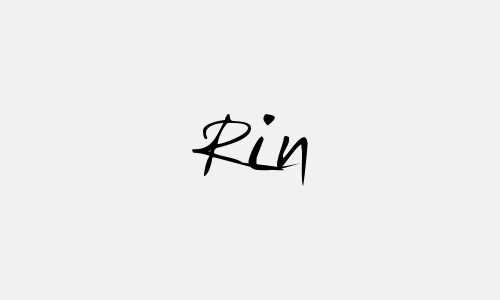 Chữ ký tên Rin
