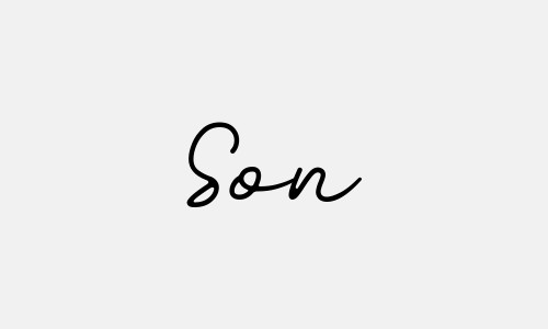 Chữ ký tên Son