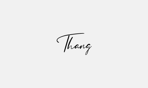 Chữ ký tên Thang