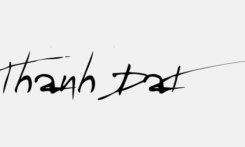 Chữ ký tên Thanh Dat