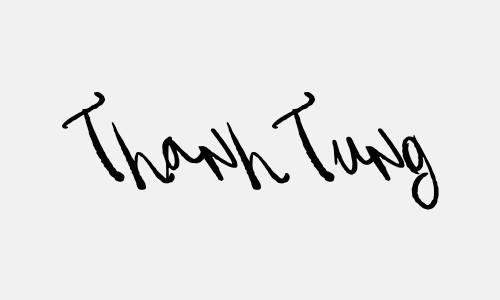 Chữ ký tên Thanh Tung