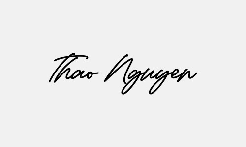 Chữ ký tên Thao Nguyen