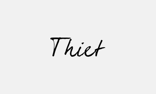 Chữ ký tên Thiet