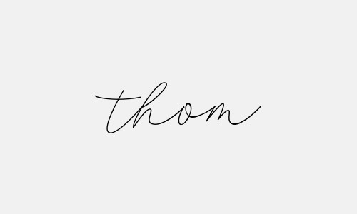 Chữ ký tên Thom