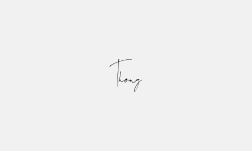 Chữ ký tên Thong