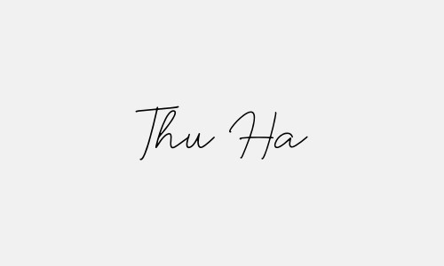 Chữ ký tên Thu Ha