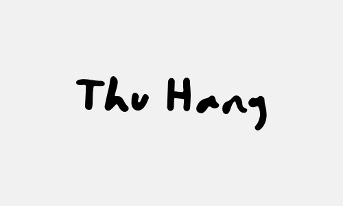 Chữ ký tên Thu Hang