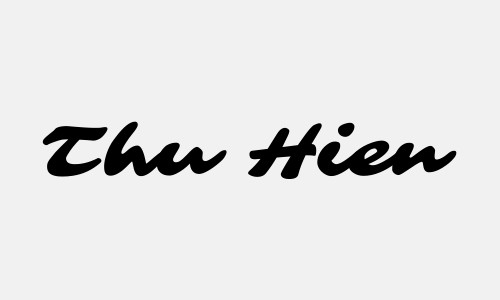 Chữ ký tên Thu Hien