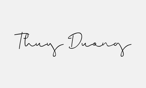 Chữ ký tên Thuy Duong