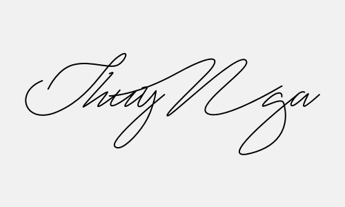 Chữ ký tên Thuy Nga