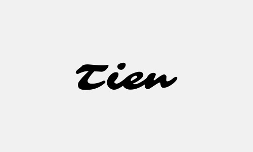 Chữ ký tên Tien