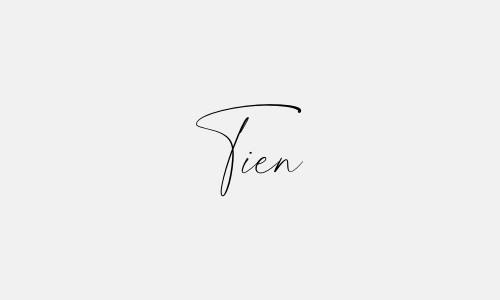 Chữ ký tên Tien