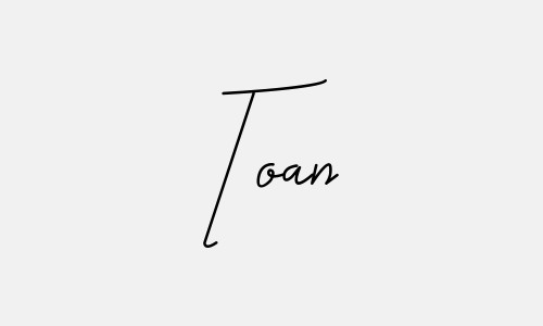 Chữ ký tên Toan