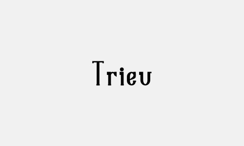 Chữ ký tên Trieu